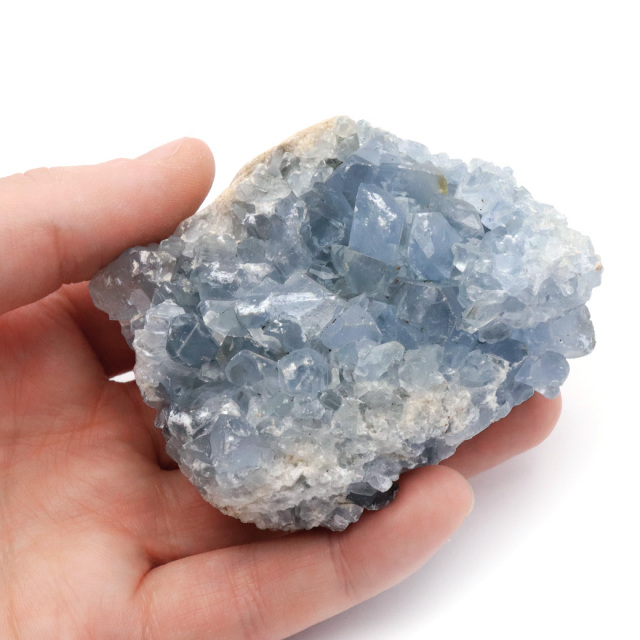 セレスタイト 原石 クラスター マダガスカル産 天青石 パワーストーン 天然石 1点もの 天の石 Celestite