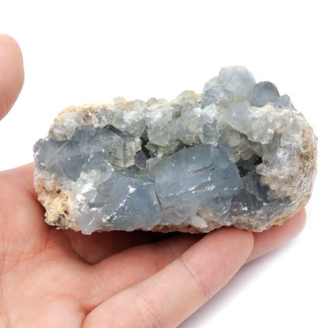 セレスタイト 原石 クラスター マダガスカル産 天青石 パワーストーン 天然石 1点もの 天の石 Celestite