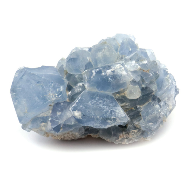 セレスタイト 原石 クラスター マダガスカル産 天青石 パワーストーン 天然石 1点もの 天の石 Celestite