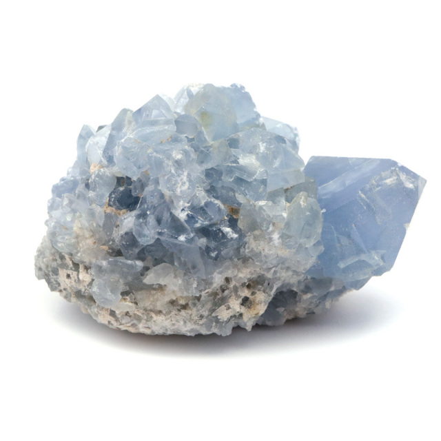 セレスタイト 原石 クラスター マダガスカル産 天青石 パワーストーン 天然石 1点もの 天の石 Celestite