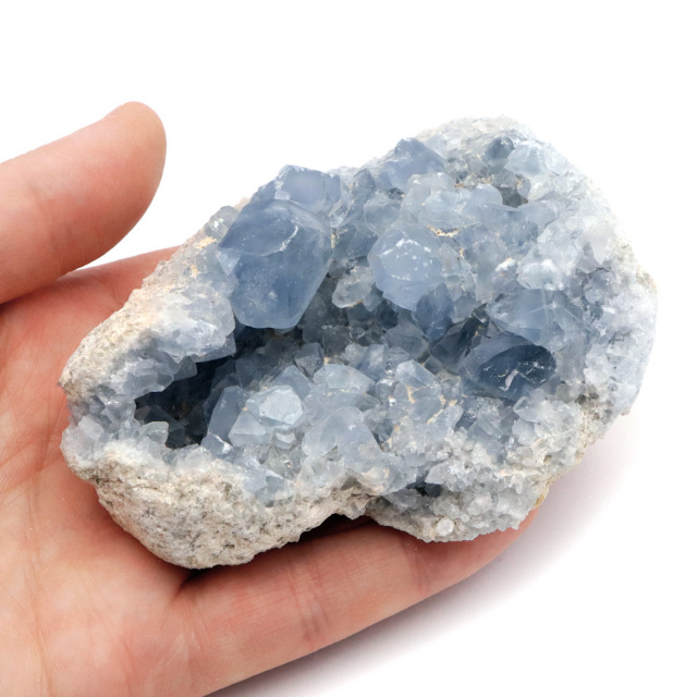 セレスタイト 原石 クラスター マダガスカル産 天青石 パワーストーン 天然石 1点もの 天の石 Celestite