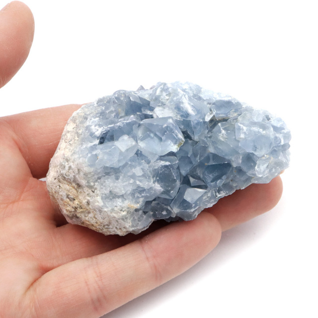 セレスタイト 原石 クラスター マダガスカル産 天青石 パワーストーン 天然石 1点もの 天の石 Celestite