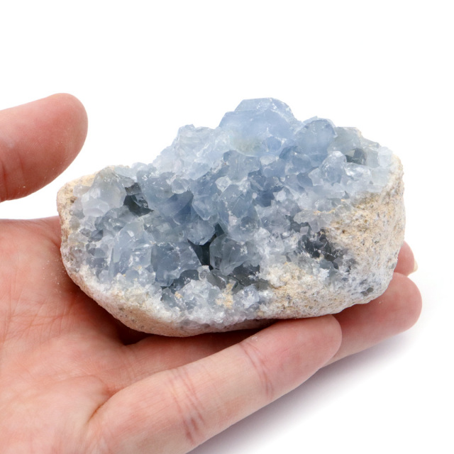 セレスタイト 原石 クラスター マダガスカル産 天青石 パワーストーン 天然石 1点もの 天の石 Celestite