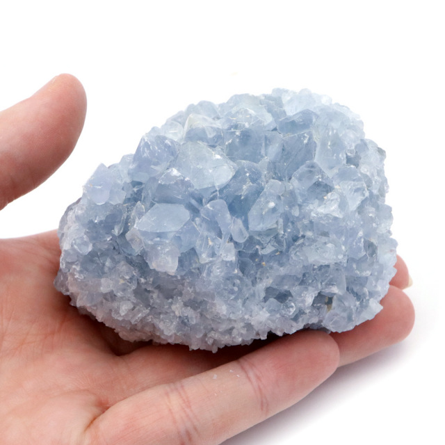 セレスタイト 原石 クラスター マダガスカル産 天青石 パワーストーン 天然石 1点もの 天の石 Celestite