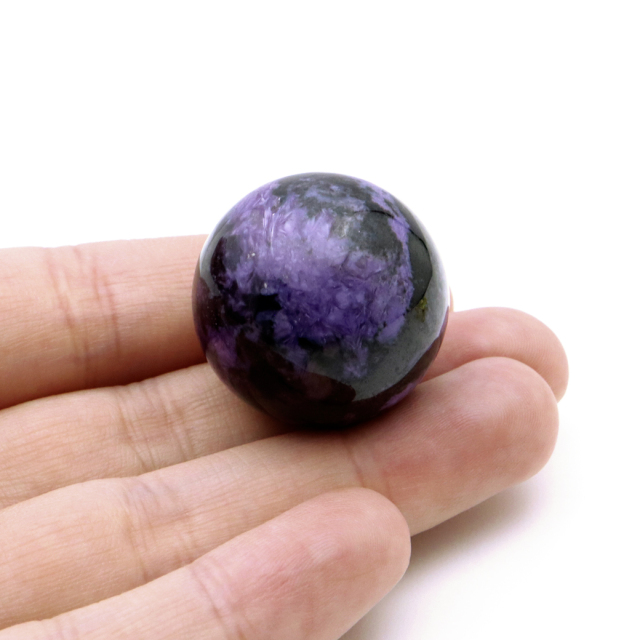 チャロアイト 丸玉 台座付き チャロ石 世界三大 ヒーリング