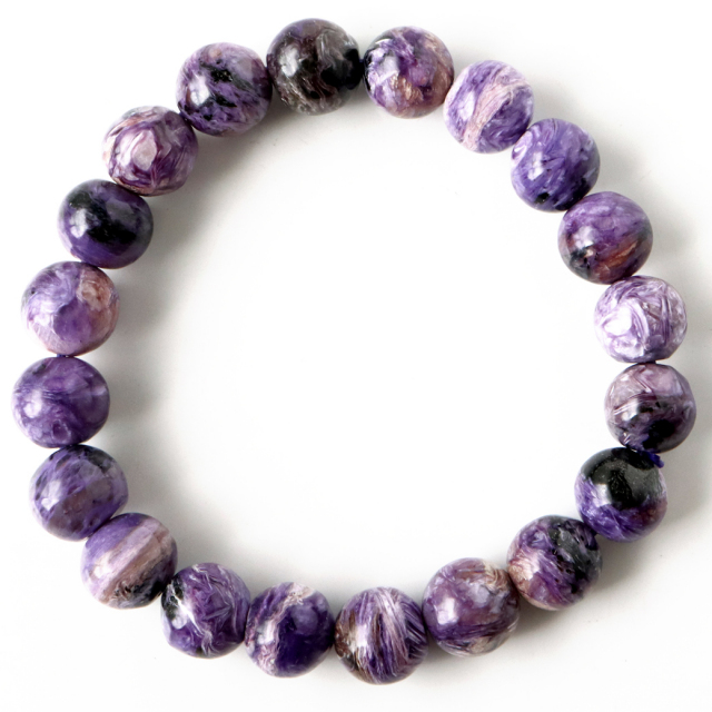 チャロアイトブレスレット 10mm 1点もの 天然石 パワーストーン