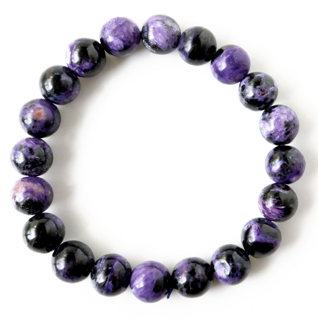 チャロアイトブレスレット 10mm 1点もの 天然石 パワーストーン