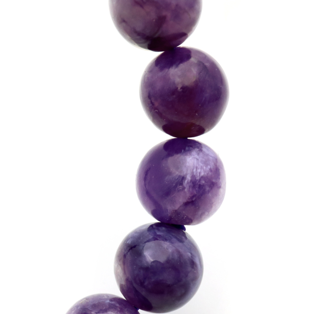 チャロアイト エンジェルシリカ ブレスレット 10mm ロシア産 天然石 1点物 Charoite チャロ石