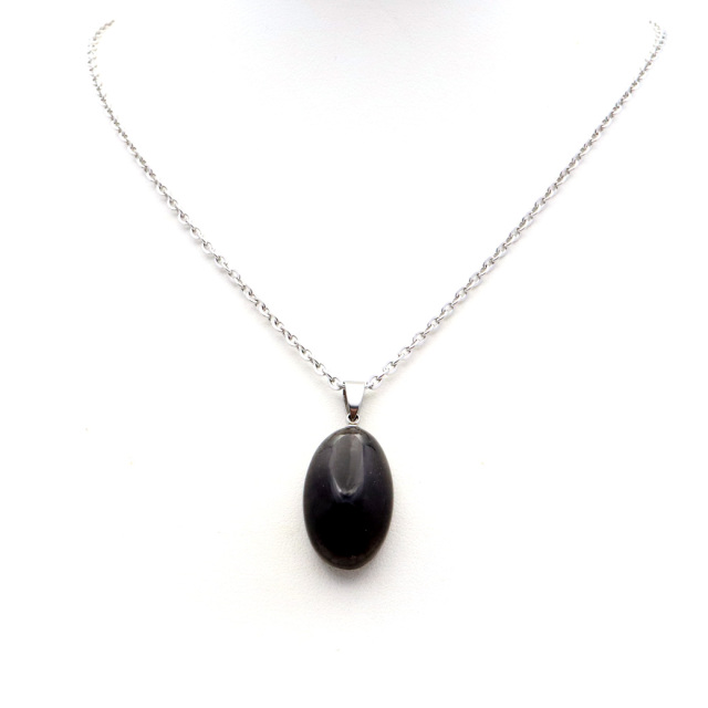 チンターマニストーン ペンダント オーバル アメリカ・アリゾナ産 天然石 ネックレス パワーストーン カラーストーン 天然ガラス