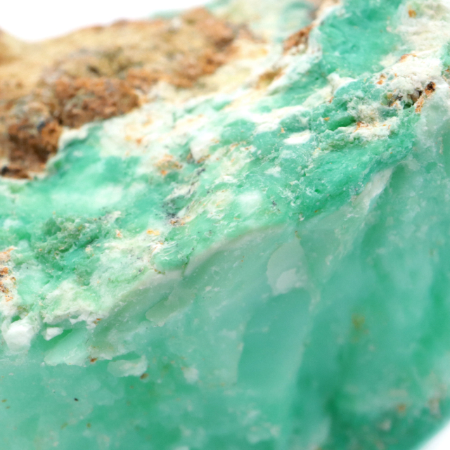 クリソプレーズ 原石 33g インドネシア産 1点物 天然石 アップルグリーン パワーストーン 緑玉髄 Chrysoprase