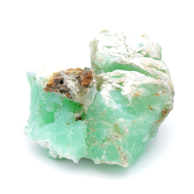 クリソプレーズ 原石 61g インドネシア産 1点物 天然石 アップルグリーン パワーストーン 緑玉髄 Chrysoprase