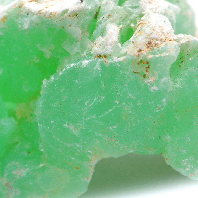 クリソプレーズ 原石 58g インドネシア産 1点物 天然石 アップルグリーン パワーストーン 緑玉髄 Chrysoprase