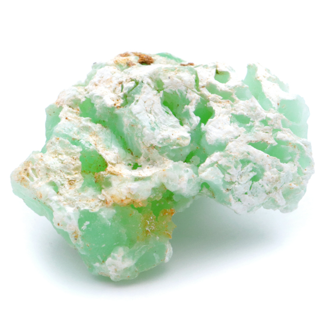 クリソプレーズ 原石 58g インドネシア産 1点物 天然石 アップルグリーン パワーストーン 緑玉髄 Chrysoprase