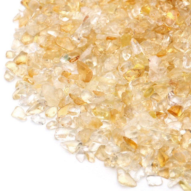 シトリン 黄水晶 さざれ石 100g サイズ極小 SS 100g 天然石