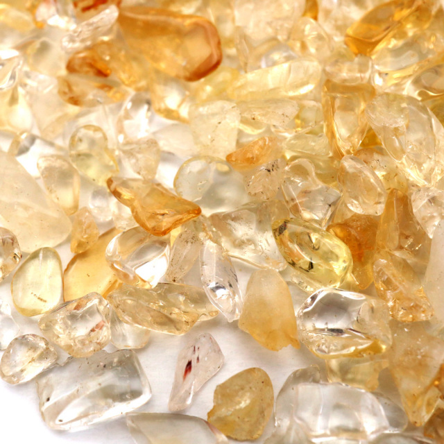 シトリン 黄水晶 さざれ石 100g サイズ極小 SS 100g 天然石