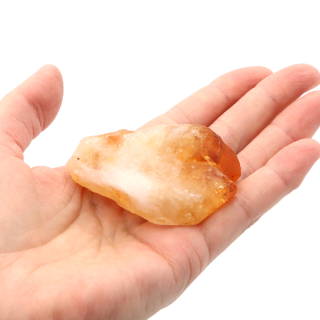 シトリン ラフ原石 70-80g前後 1個売り ブラジル産 ランダム発送