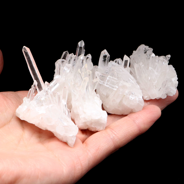 天然 水晶 クラスター 約100g 詰め合わせ ミニサイズ 四川省産 原石 天然石 パワーストーン クリスタル 浄化 空間