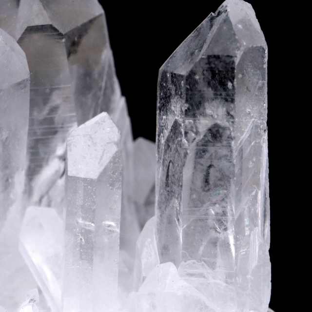 天然 水晶 クラスター 47g 中国 貴州省産 原石 天然石 1点物