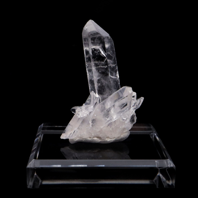 天然 水晶 クラスター 台付き ブラジル トマスゴンサガ産 原石 天然石 1点物 パワーストーン