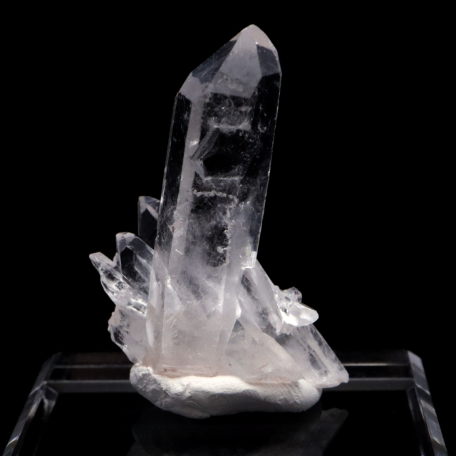 天然 水晶 クラスター 台付き ブラジル トマスゴンサガ産 原石 天然石 1点物 パワーストーン