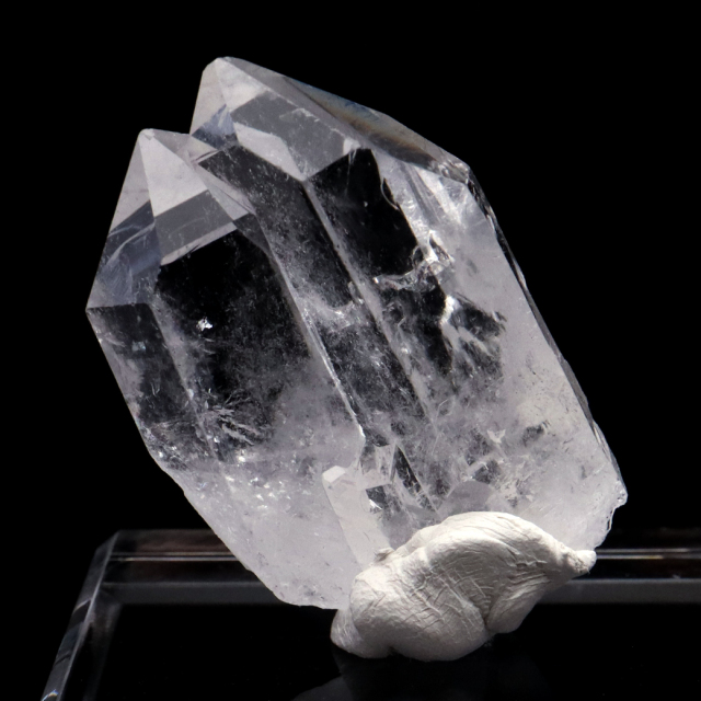 天然 水晶 クラスター 台付き ブラジル トマスゴンサガ産 原石 天然石 1点物 パワーストーン