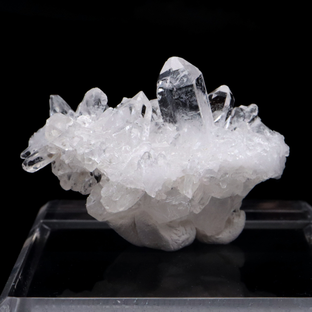天然 水晶 クラスター 台付き ブラジル トマスゴンサガ産 原石 天然石 1点物 パワーストーン