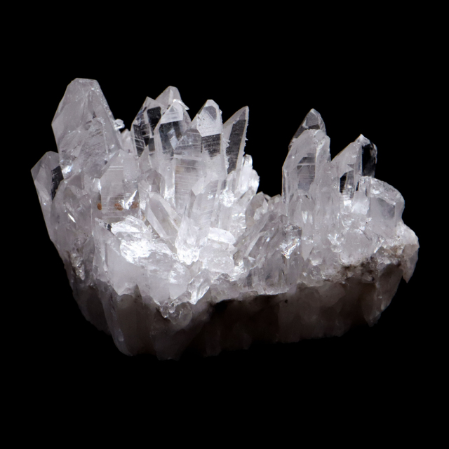 天然 水晶 クラスター 77g 四川省産 原石 1点物 天然石 パワーストーン