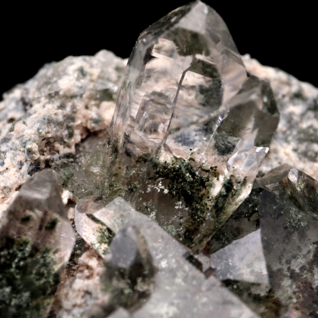 ヒマラヤ水晶 クラスター 台付き マニハール産 原石 天然石 1点物 パワーストーン