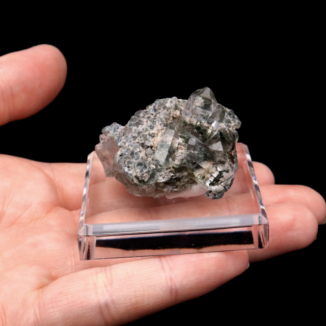 ヒマラヤ水晶 クラスター 台付き マニハール産 原石 天然石 1点物 パワーストーン