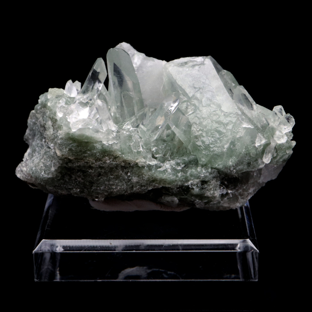 ヒマラヤ水晶 クラスター 台付き マニハール産 原石 天然石 1点物 パワーストーン