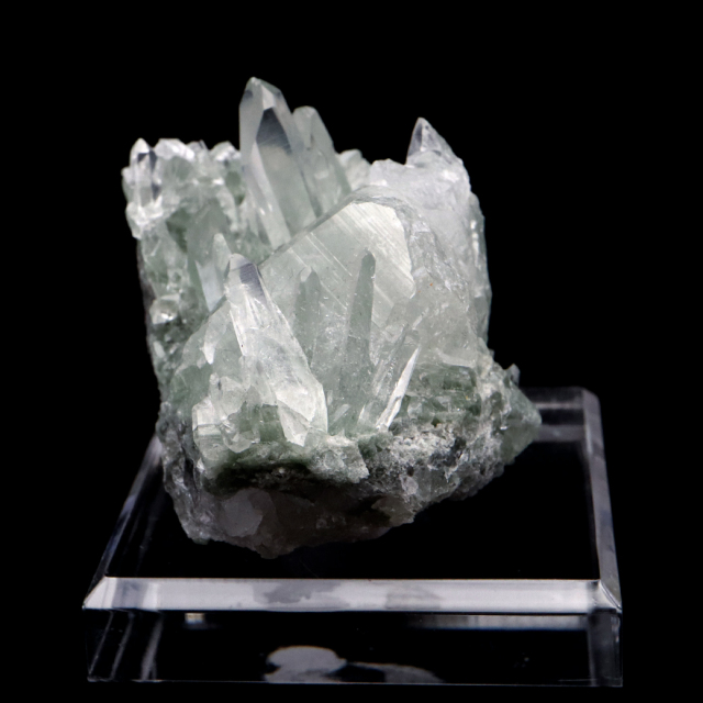 ヒマラヤ水晶 クラスター 台付き マニハール産 原石 天然石 1点物 パワーストーン
