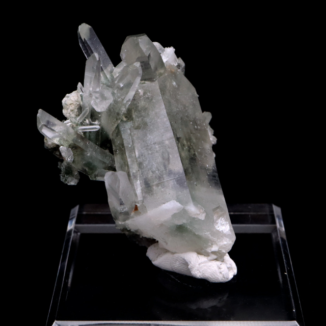 ヒマラヤ水晶 クラスター 台付き マニハール産 原石 天然石 1点物 パワーストーン