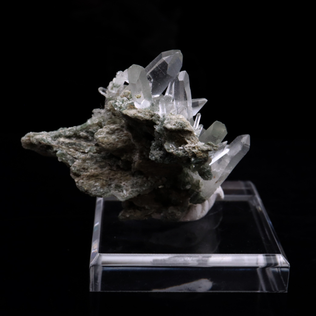 ヒマラヤ水晶 クラスター 台付き マニハール産 原石 天然石 1点物 パワーストーン
