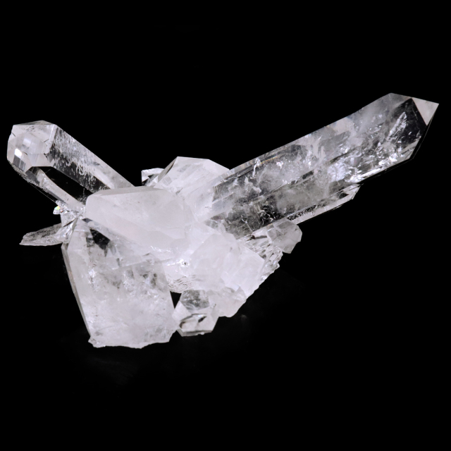 天然 水晶 クラスター 173g ブラジル ゼッカ産 透明感が美しい ゼッカクォーツ 原石 天然石 1点物 パワーストーン