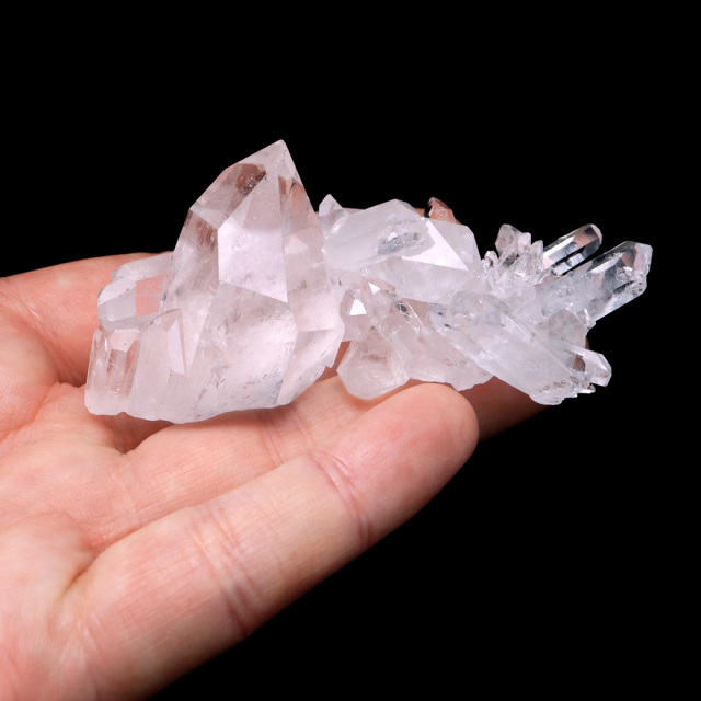 天然 水晶 クラスター 59g ブラジル トマスゴンサガ産 原石 天然石 1点物 パワーストーン クリスタル 結晶 浄化 置き物