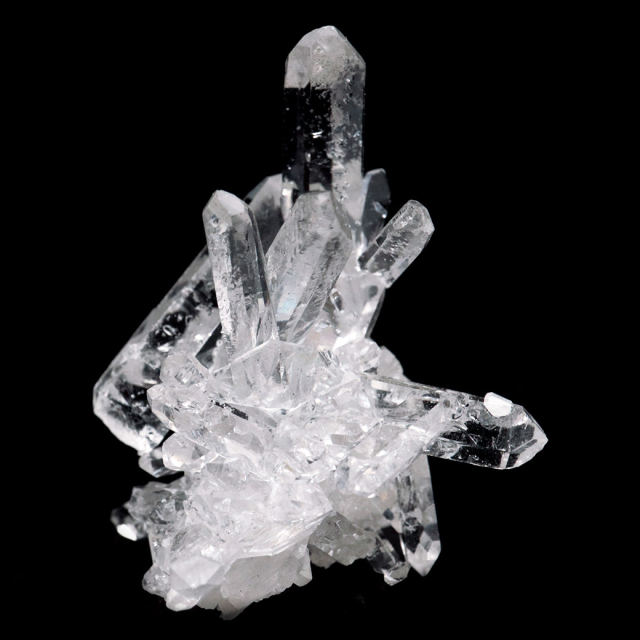 天然 水晶 クラスター ブラジル ゼッカ産 透明感が美しい ゼッカクォーツ 原石 天然石 1点物 パワーストーン ミニサイズ