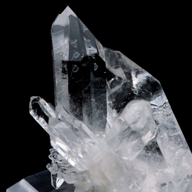 天然 水晶 クラスター ブラジル ゼッカ産 透明感が美しい ゼッカクォーツ 原石 天然石 1点物 パワーストーン ミニサイズ