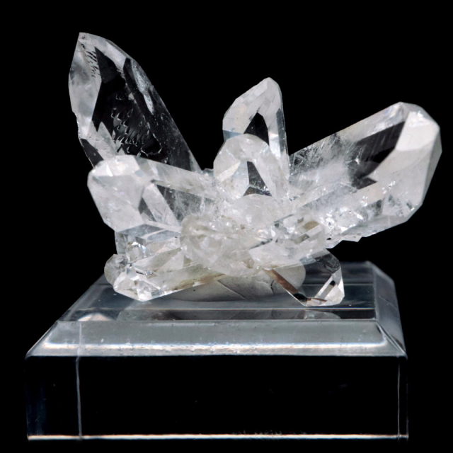 天然 水晶 クラスター ブラジル ゼッカ産 透明感が美しい ゼッカクォーツ 原石 天然石 1点物 パワーストーン ミニサイズ