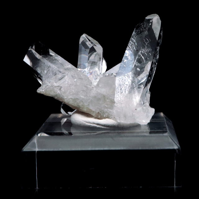 天然 水晶 クラスター ブラジル ゼッカ産 透明感が美しい ゼッカクォーツ 原石 天然石 1点物 パワーストーン ミニサイズ