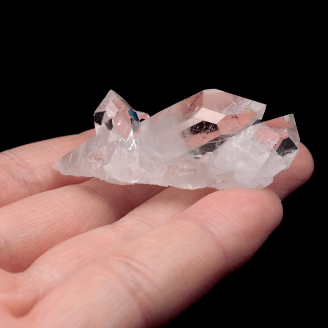 天然 水晶 クラスター ブラジル ゼッカ産 透明感が美しい ゼッカクォーツ 原石 天然石 1点物 パワーストーン ミニサイズ