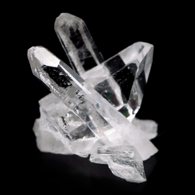 天然 水晶 クラスター 7g ブラジル ゼッカ産 透明感が美しい ゼッカ