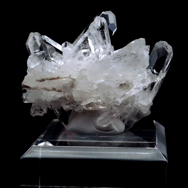 天然 水晶 クラスター ブラジル ゼッカ産 透明感が美しい ゼッカクォーツ 原石 天然石 1点物 パワーストーン ミニサイズ
