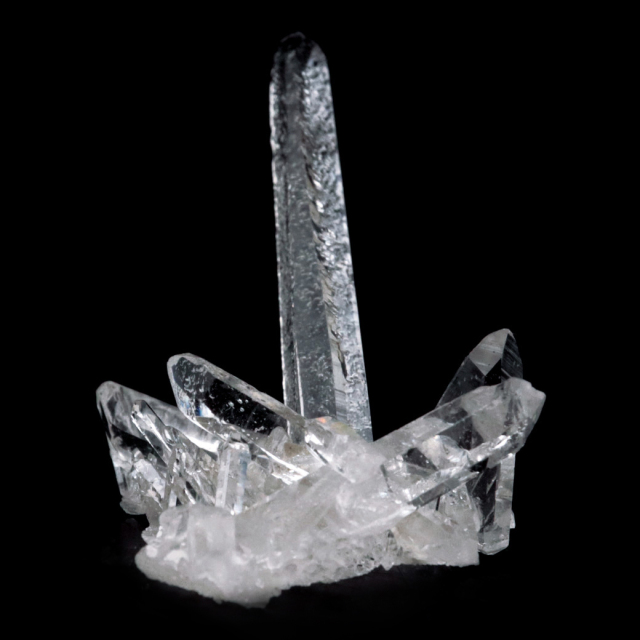 天然 水晶 クラスター ブラジル ゼッカ産 透明感が美しい ゼッカクォーツ 原石 天然石 1点物 パワーストーン ミニサイズ