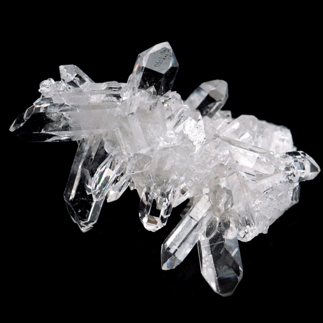天然 水晶 クラスター ブラジル ゼッカ産 透明感が美しい ゼッカクォーツ 原石 天然石 1点物 パワーストーン ミニサイズ