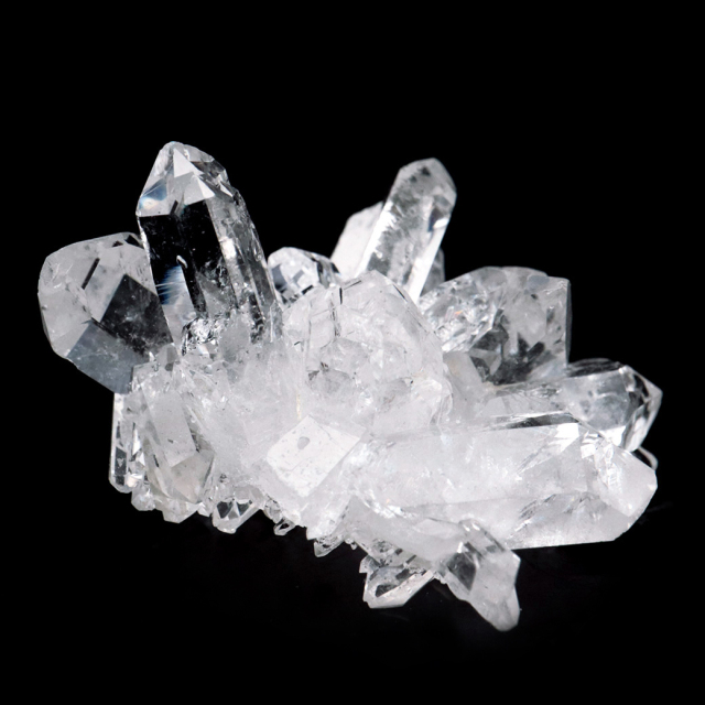 天然 水晶 クラスター ブラジル ゼッカ産 透明感が美しい ゼッカクォーツ 原石 天然石 1点物 パワーストーン ミニサイズ