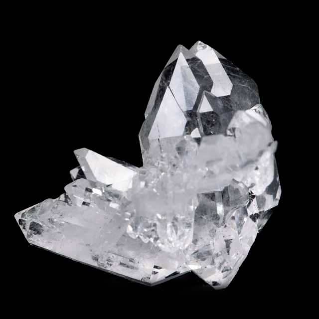 天然 水晶 クラスター ブラジル ゼッカ産 透明感が美しい ゼッカクォーツ 原石 天然石 1点物 パワーストーン ミニサイズ