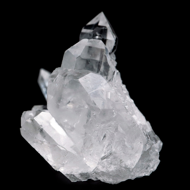 天然 水晶 クラスター ブラジル ゼッカ産 透明感が美しい ゼッカクォーツ 原石 天然石 1点物 パワーストーン ミニサイズ