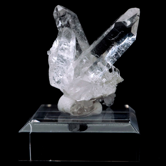 天然 水晶 クラスター ブラジル ゼッカ産 透明感が美しい ゼッカクォーツ 原石 天然石 1点物 パワーストーン ミニサイズ