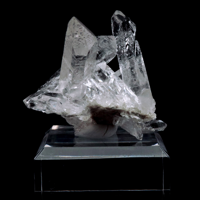天然 水晶 クラスター ブラジル ゼッカ産 透明感が美しい ゼッカクォーツ 原石 天然石 1点物 パワーストーン ミニサイズ