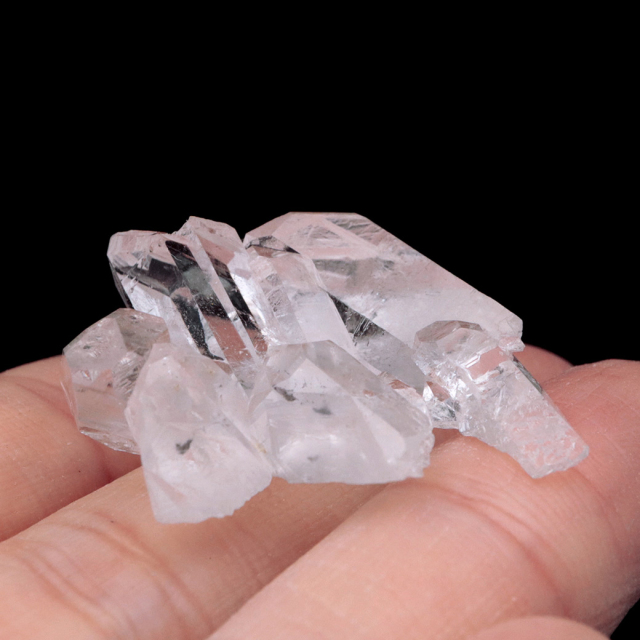 天然 水晶 クラスター ブラジル ゼッカ産 透明感が美しい ゼッカクォーツ 原石 天然石 1点物 パワーストーン ミニサイズ